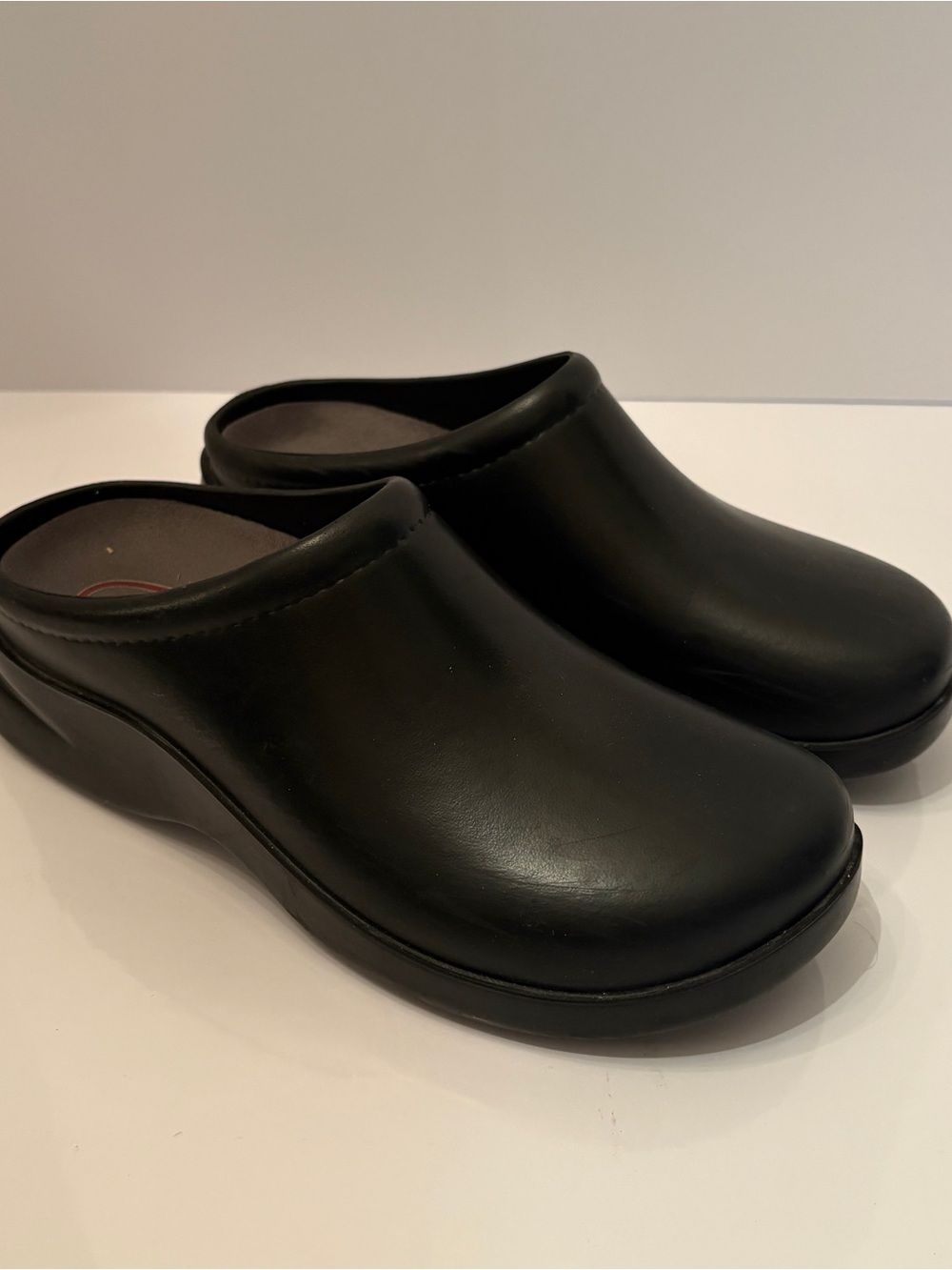 Klogs USA Black Polyurethane Open Back Slip Resistant Work Clogs - Size Med